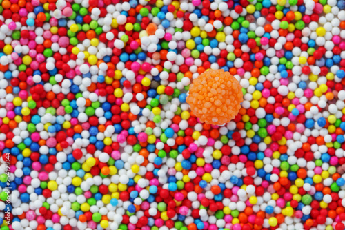 close up of colorful candy background.