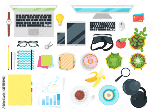 Stationery and various office things