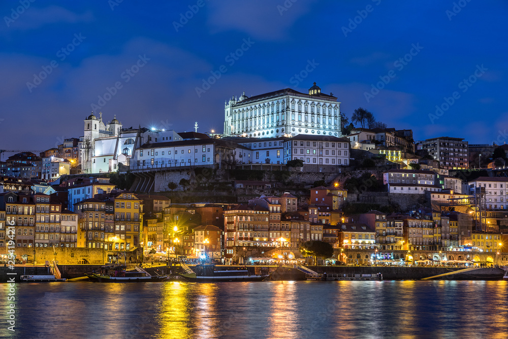 Looking across the Douro river in Porto
