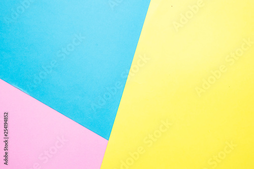Colored paper Minimal shapes background material design
