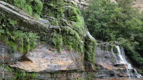 4k Katoomba waterfalls near blue mountains in Australia