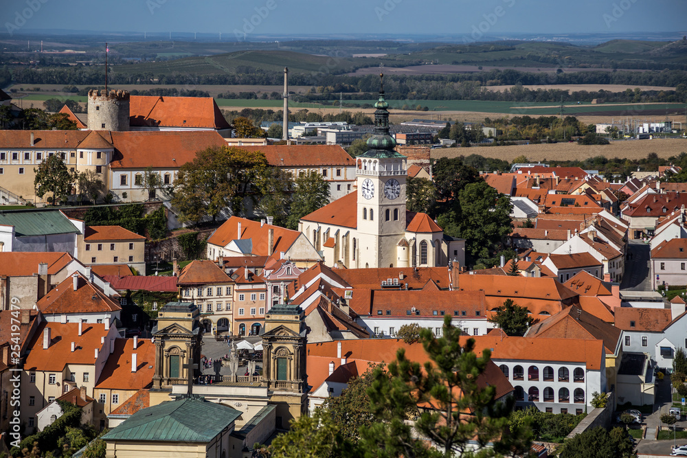 South Moravian small town of Mikulov