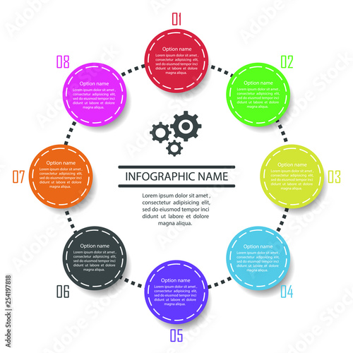 Infographic template design