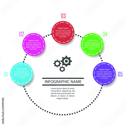 Infographic template design