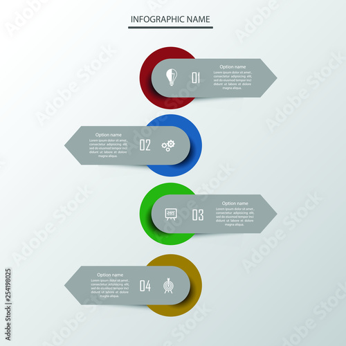 Infographic template design
