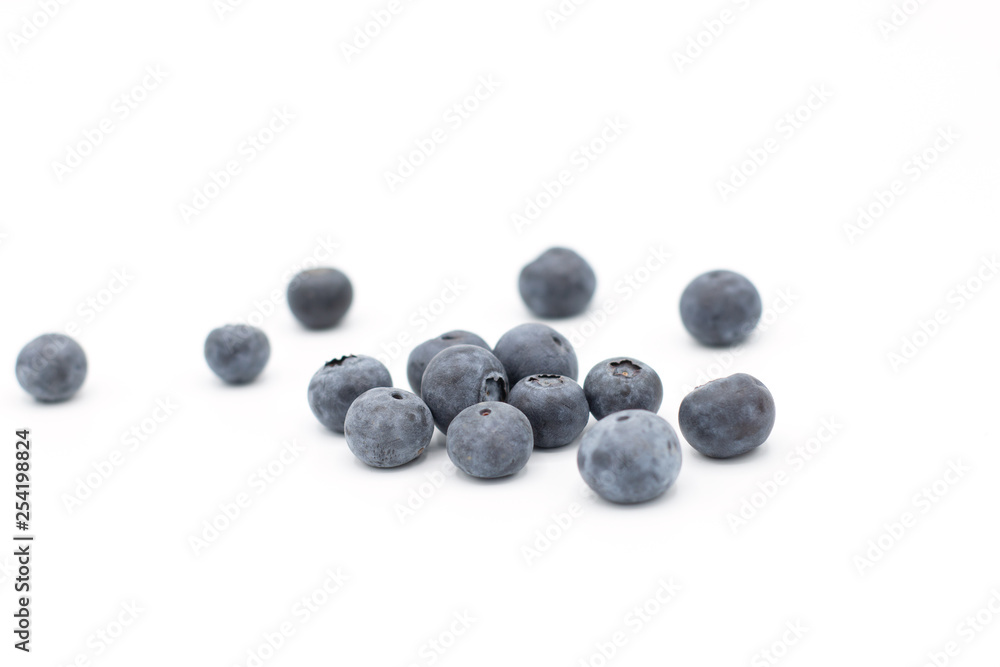 blueberries isolated on white background blueberries isolated on white background