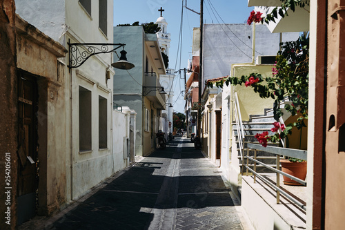 Fototapeta Naklejka Na Ścianę i Meble -  Street of the city of Rhodes Greece