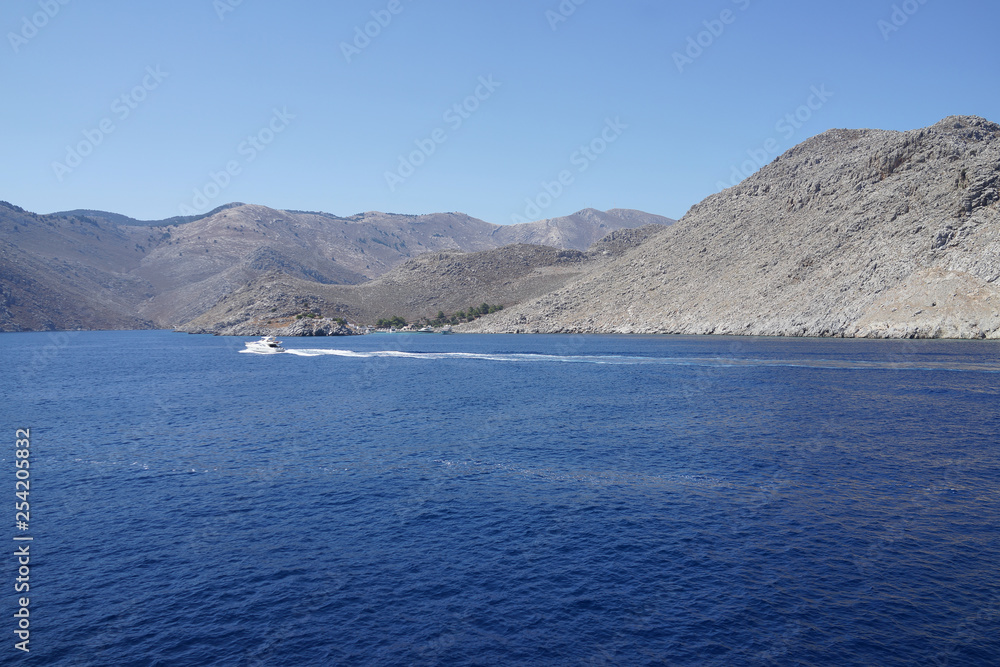 Aegean Sea view on Symi Island