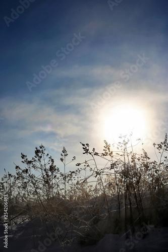 clouds and sun