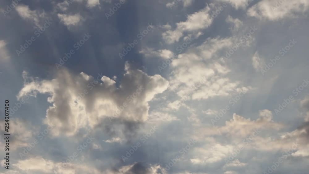 Time lapse of changing sky and cloud during morning time Time lapse of changing sky and cloud during morning time