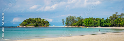Tropical beach on Bintan island resorts, Indonesia