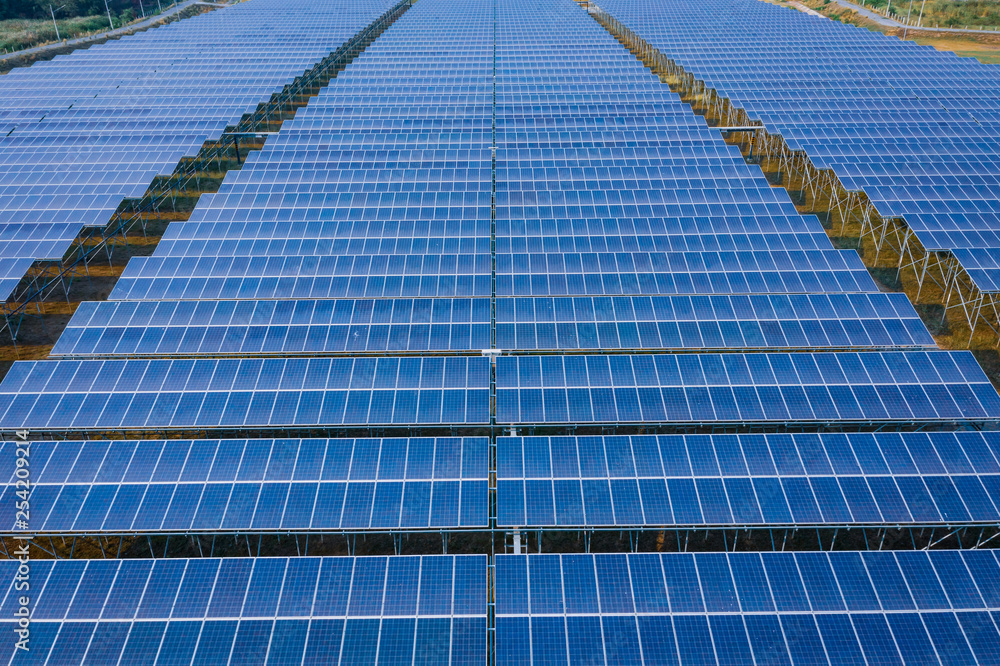 blue panel lines solar cells energy business and industry clean power electric in Thailand blue panel lines solar cells energy business and industry clean power electric in Thailand