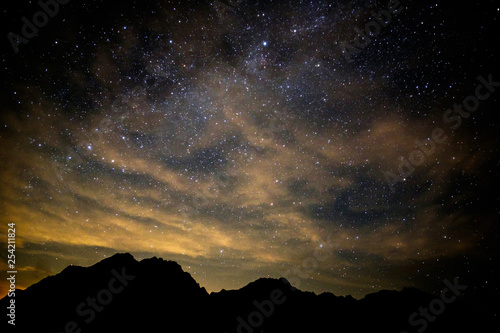 Starry nigjt on the mountains