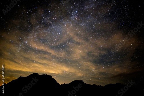 Starry nigjt on the mountains