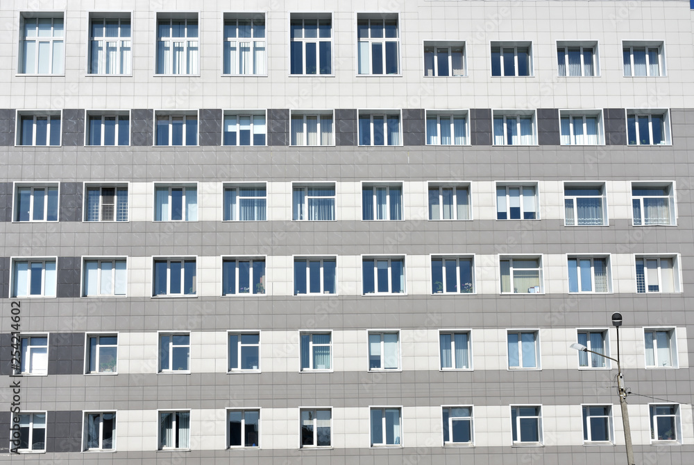 facade of modern building facade of modern building