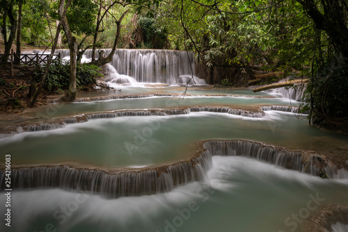 Kuang Si Waterfall Cascades  Luang Prabang  Laos