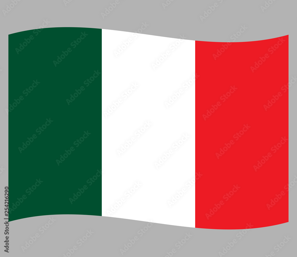 Italian flag canvas wave pattern background poster. Italian flag canvas wave pattern background poster.