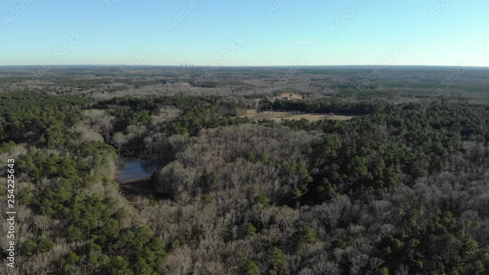 4K Aerial View Vast American Wilderness. 4K Aerial View Vast American Wilderness.