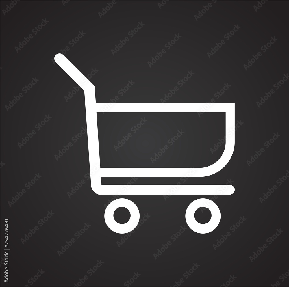 Shop cart icon on background for graphic and web design. Simple vector sign. Internet concept symbol for website button or mobile app. Shop cart icon on background for graphic and web design. Simple vector sign. Internet concept symbol for website button or mobile app.