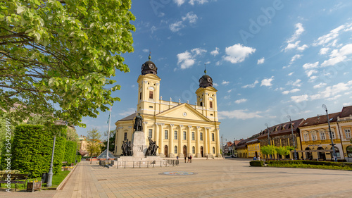 фотографія Reformed Great Church in Debrecen city, Hungary