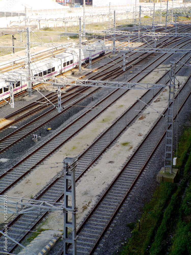 Main railway station of the Spanish city of Cádiz capital. Adif. Renfe. Main railway station of the Spanish city of Cádiz capital. Adif. Renfe.