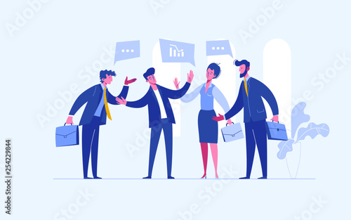 Angry and frustrated business man and woman, both junior and senior person. Feeling and emotion concept.