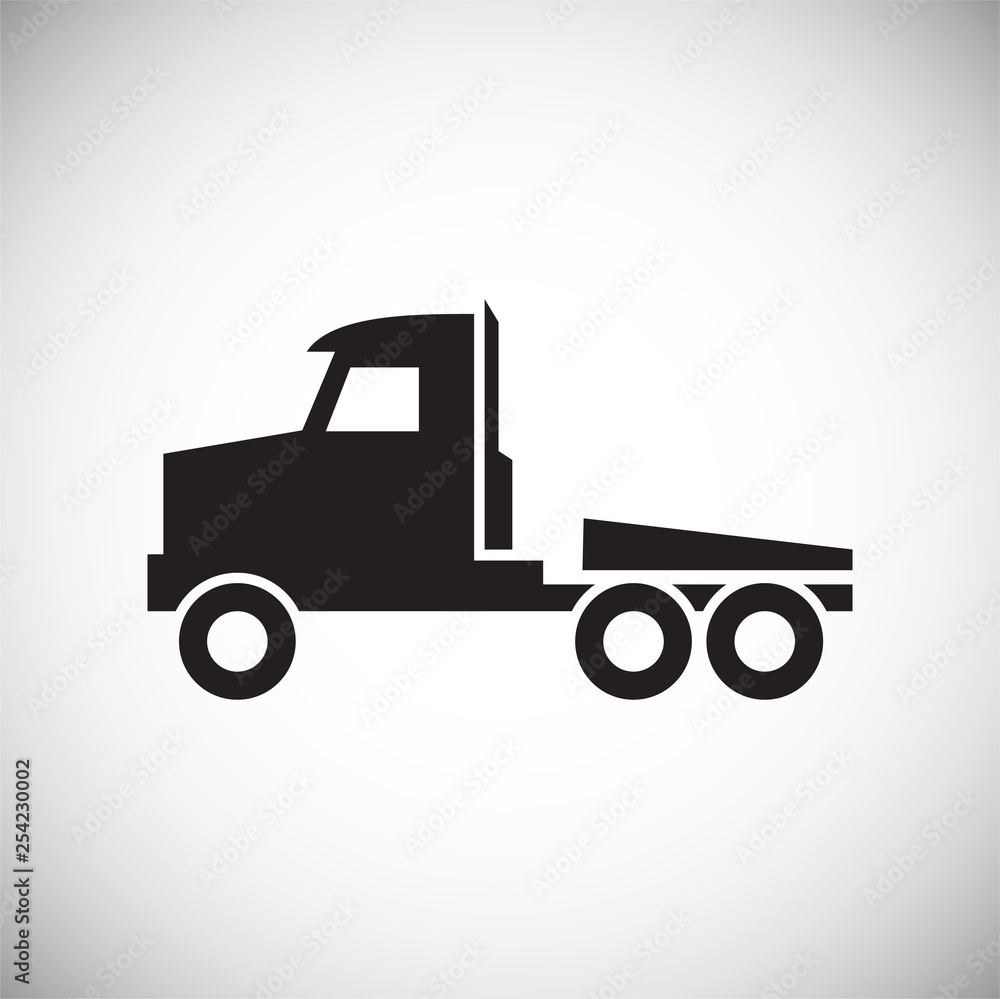 Truck icon on background for graphic and web design. Simple vector sign. Internet concept symbol for website button or mobile app. Truck icon on background for graphic and web design. Simple vector sign. Internet concept symbol for website button or mobile app.