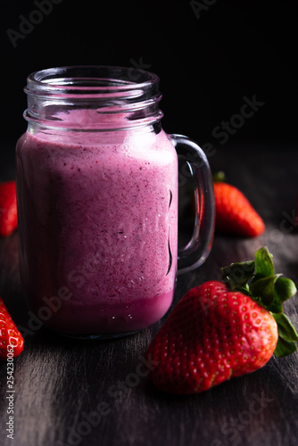 Strawberry milkshake