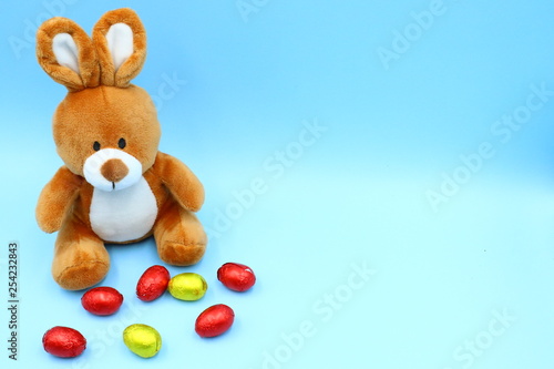 Funny Easter Composition with Teddy Bunny © Walter Cicchetti