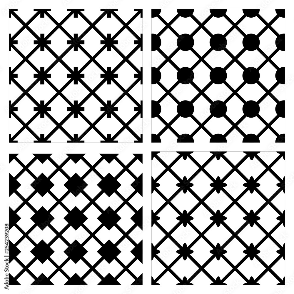 Lattices for patterns and backgrounds 1