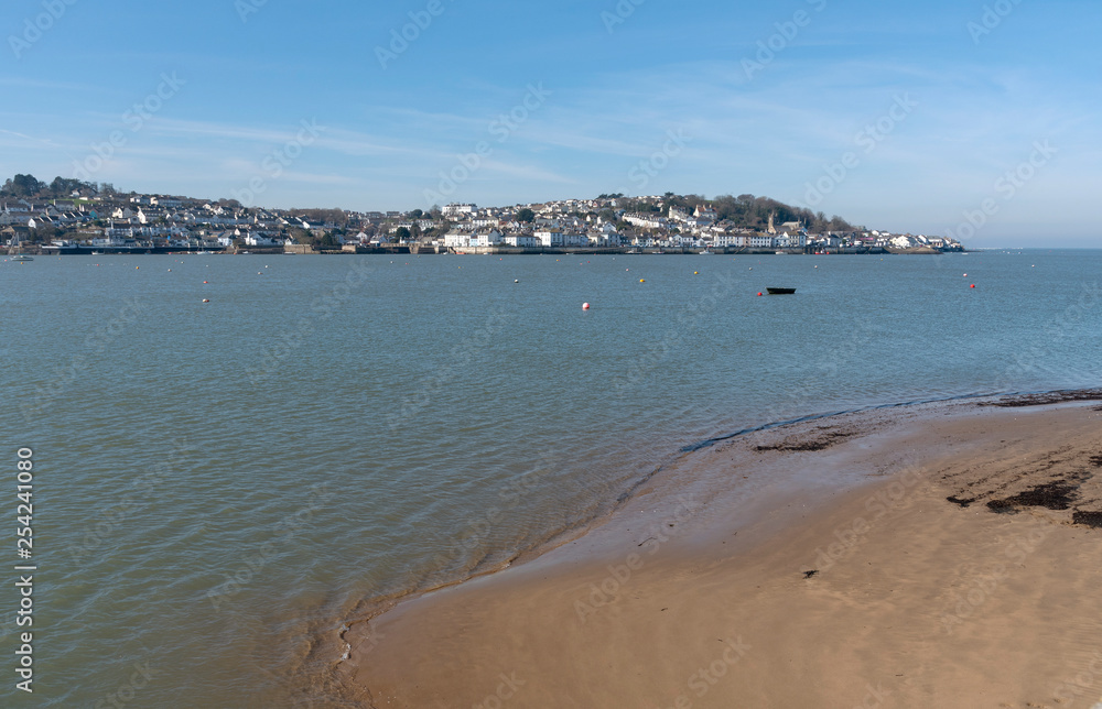 Appledore, North devon, England, UK. March 2019. Appledore on the River Torridge viewed across the estuary from Instow a resort in North devon. Appledore, North devon, England, UK. March 2019. Appledore on the River Torridge viewed across the estuary from Instow a resort in North devon.