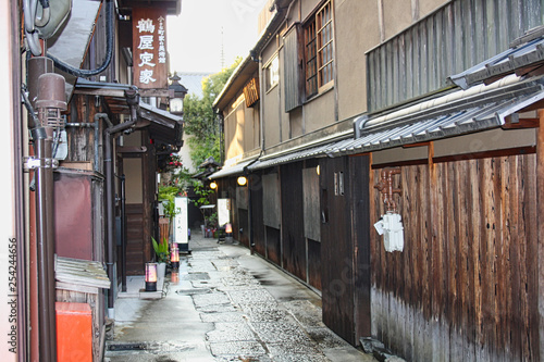 a small japanese street in tokyo