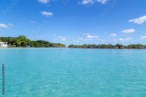 Bacalar (lagoon of the seven colors) Quintana Roo Mexico