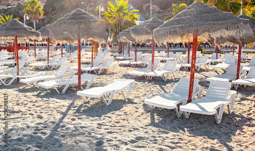 Nice beach in Nerja, Spain