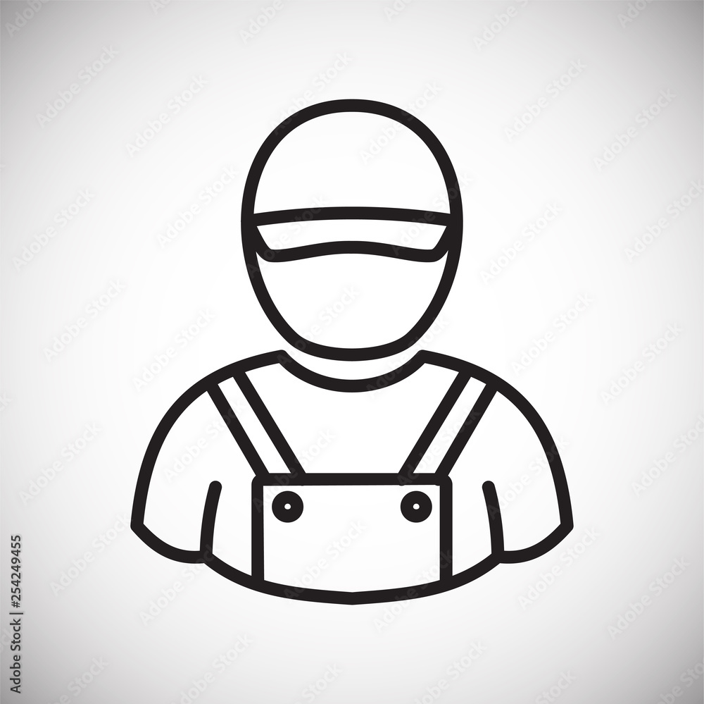 Person icon on background for graphic and web design. Simple vector sign. Internet concept symbol for website button or mobile app. Person icon on background for graphic and web design. Simple vector sign. Internet concept symbol for website button or mobile app.