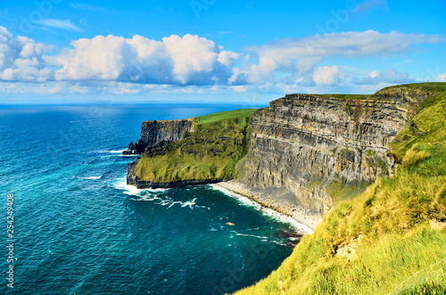 Cliffs of moher in county Clare, Ireland photo