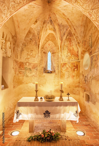 Interior of the medieval Ve...