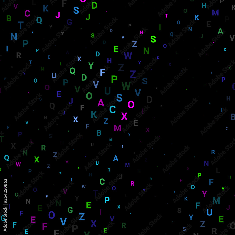Abstract texture with letters. Abstract texture with letters.