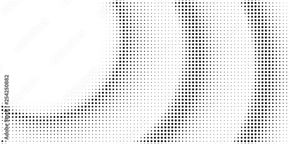 Fototapeta premium Halftone pattern background.