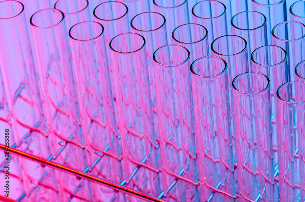 science laboratory test tube , scientist equipemnt for research and