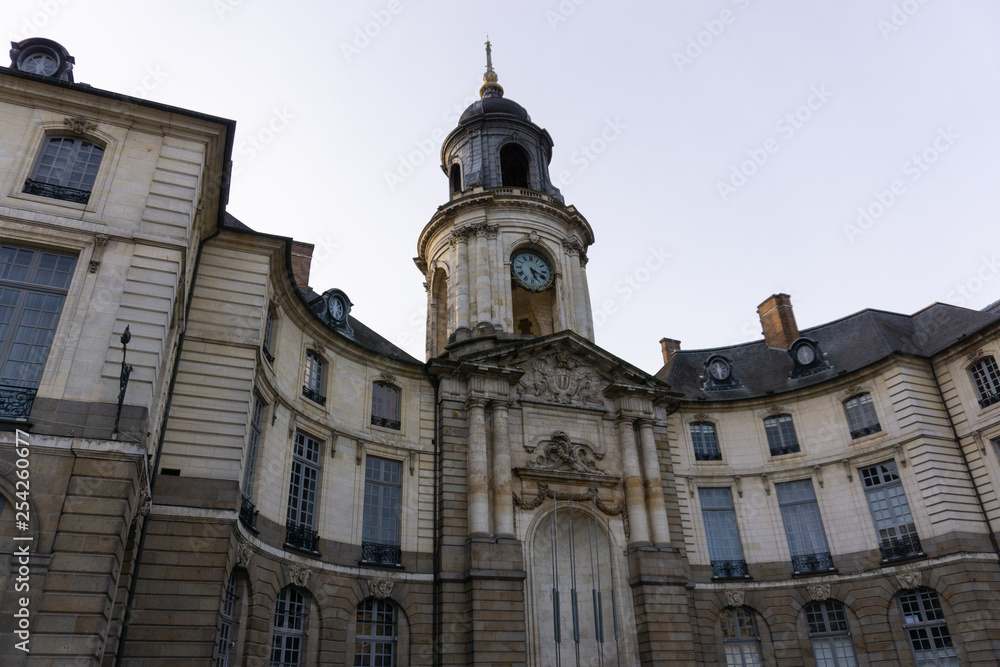 Mairie de Rennes, Rennes city hall building