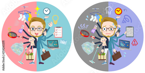 blond hair businessman_mulch task switch