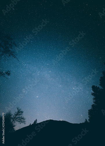 Stunning night scapes from the northern hemisphere on Bowen Island British Columbia Canada stars and the milky way