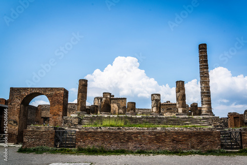 Pompeii, archeological site near Naples, Italy