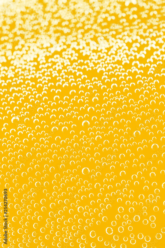 Beer bubbles background.