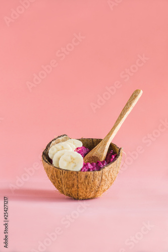 Smoothie bowl, Coconut shell bowl , bowl made from coconut shell