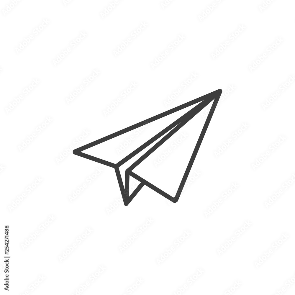 Paper plane icon. Vector. Isolated. Paper plane icon. Vector. Isolated.