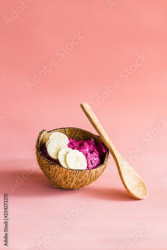 Smoothie bowl, Coconut shell bowl , bowl made from coconut shell