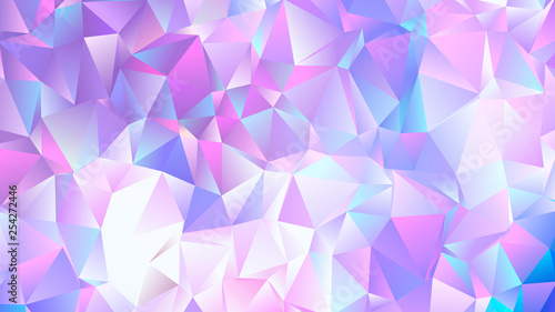 Pastel Bright Purple Low Poly Backdrop Design