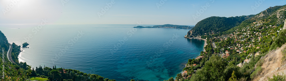 Aerial rural view along the Eze area Aerial rural view along the Eze area